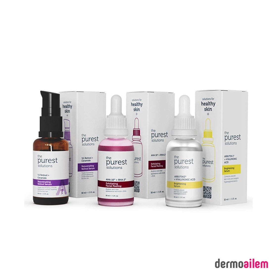 Lekeli Ciltler & AydınlatıcıThe Purest SolutionsThe Purest Solutions Yüksek Etkili Leke Karşıtı Serum Seti