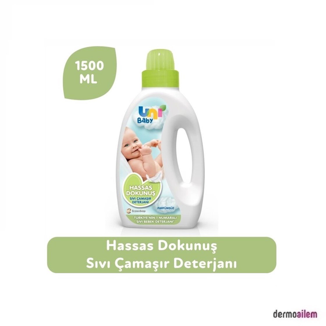 Çamaşır DeterjanlarıUni BabyUni Baby Hassas Dokunuş Sıvı Çamaşır Deterjanı 1500 ml