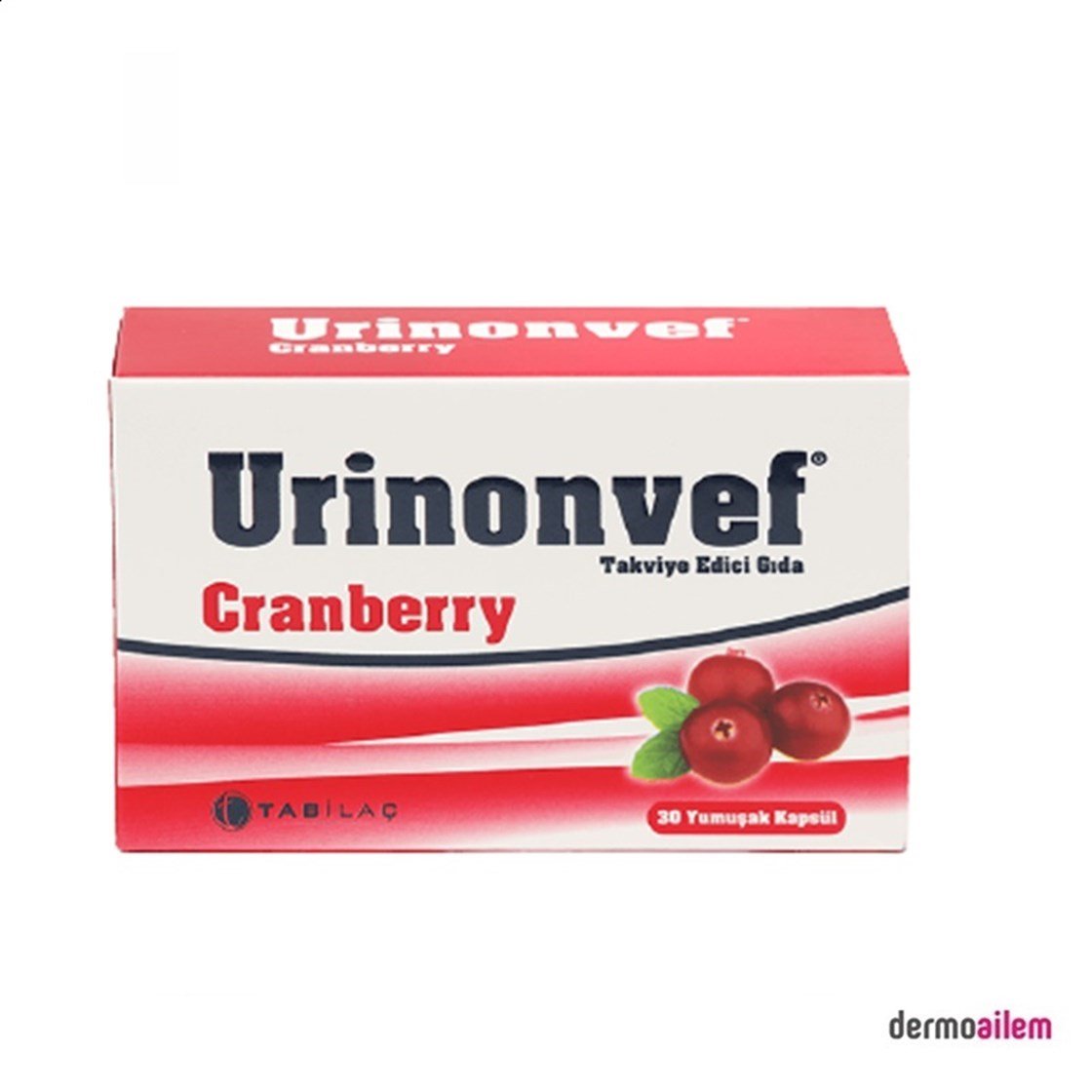 Takviye Edici GıdalarTab İlaçUrinonvef Cranberry 30 Kapsül