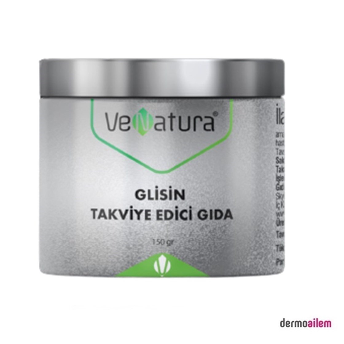 Takviye Edici GıdalarVeNaturaVenatura Glisin Takviye Edici Gıda 150 gr