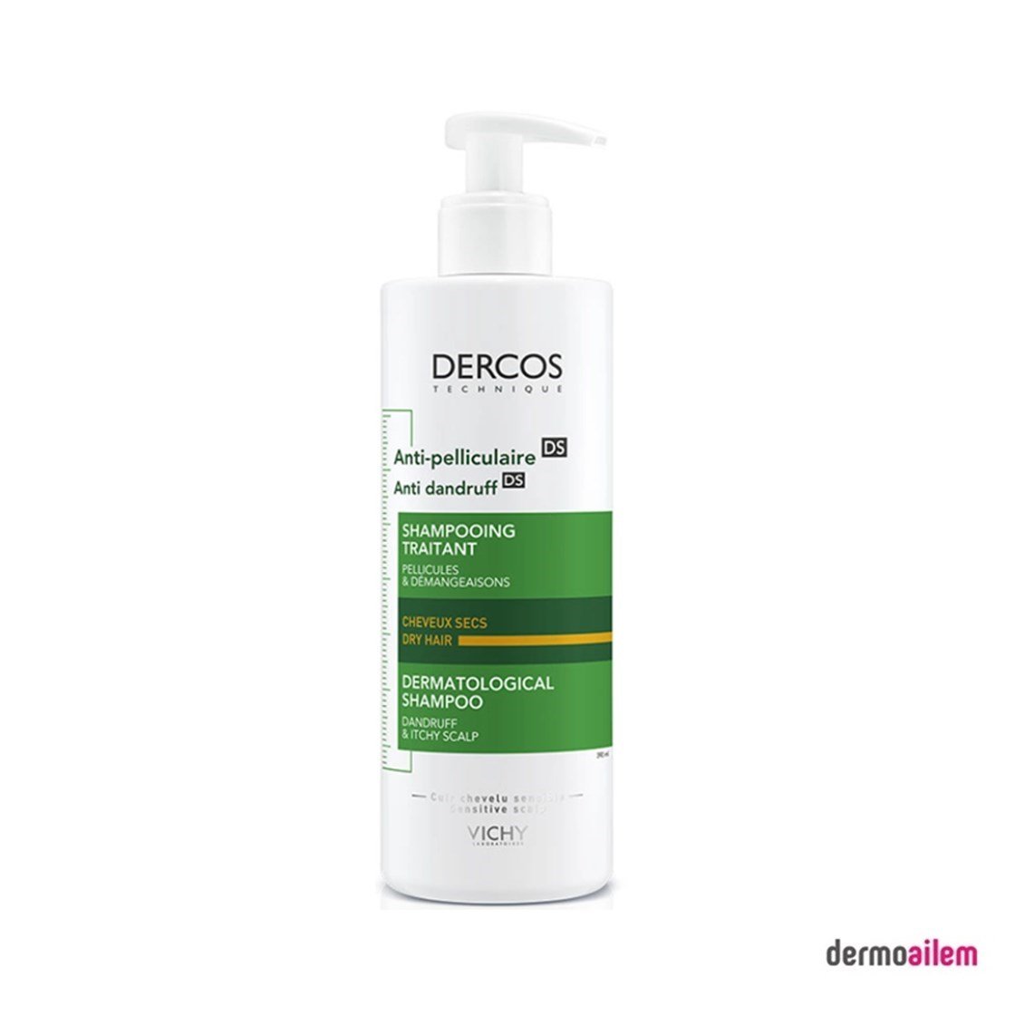 ŞampuanlarVichyVichy Dercos Anti Dandruff Kepek Karşıtı Şampuan 390 ml Kuru Saçlar