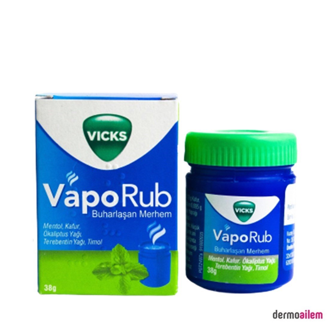 Burun SağlığıVicksVicks Vaporub Buharlaşan Merhem 38 gr