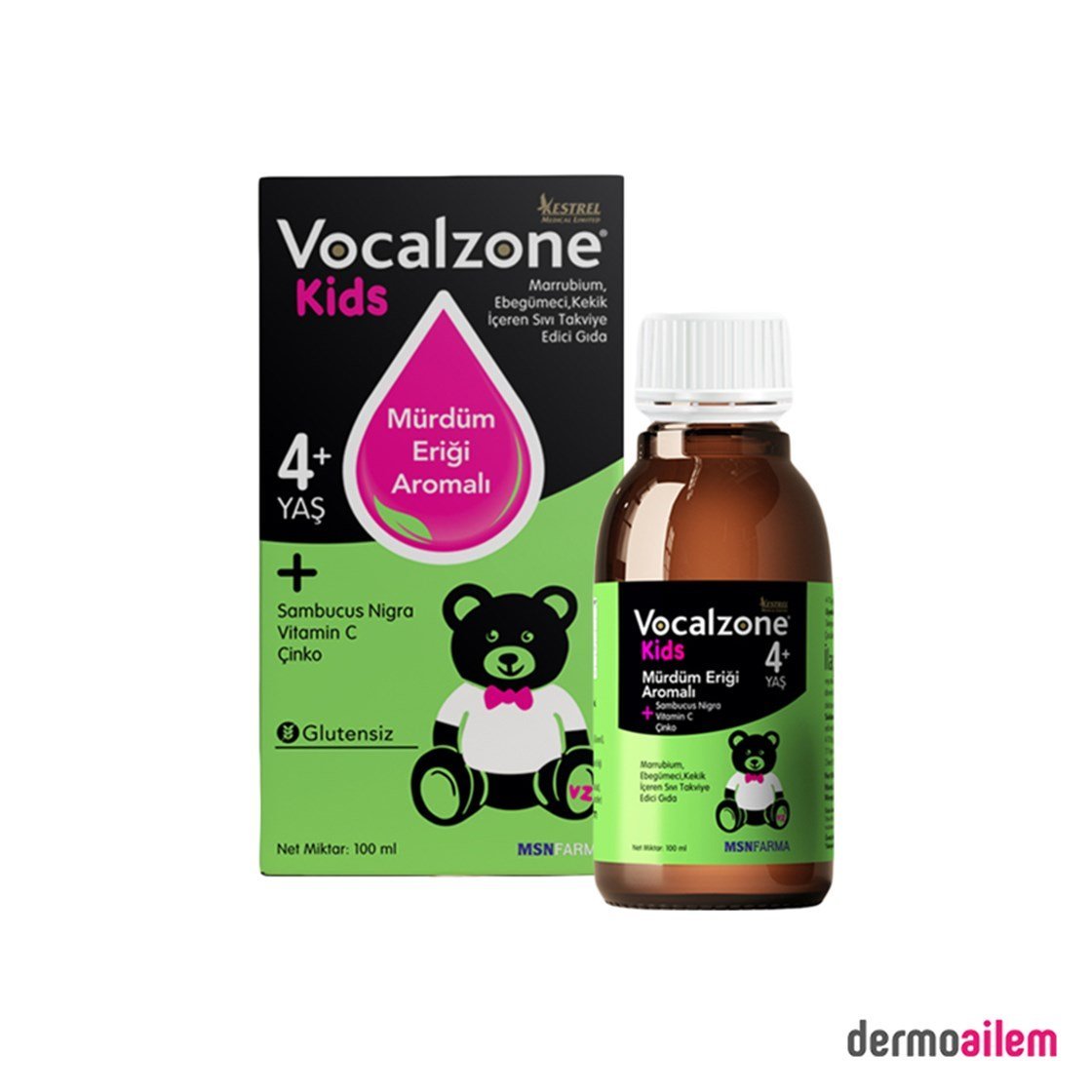 Takviye Edici GıdalarVocalzoneVocalzone Kids Öksürük Şurubu 100 Ml