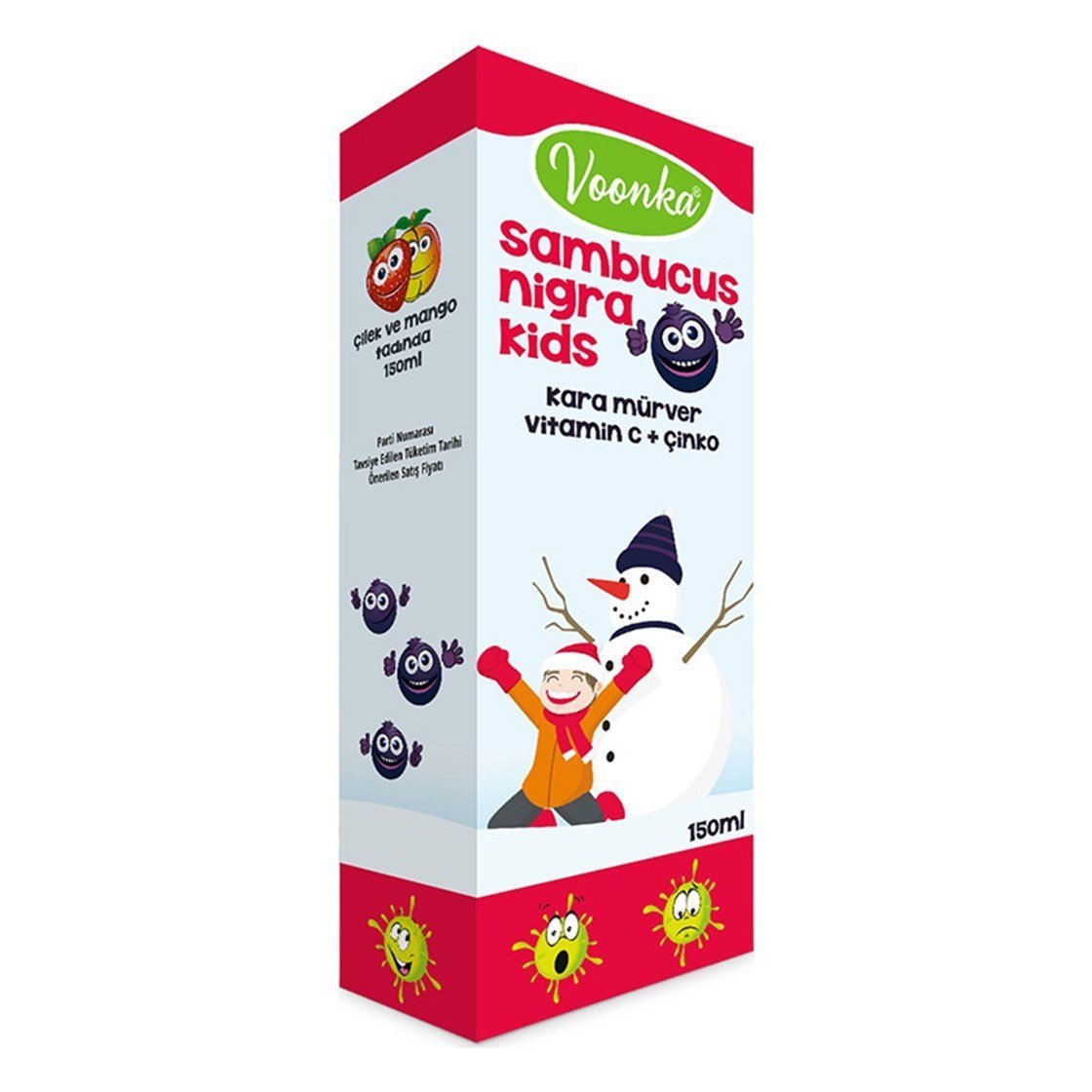 Takviye Edici GıdalarVoonkaVoonka Sambucus Nigra Kids 150 ml Şurup