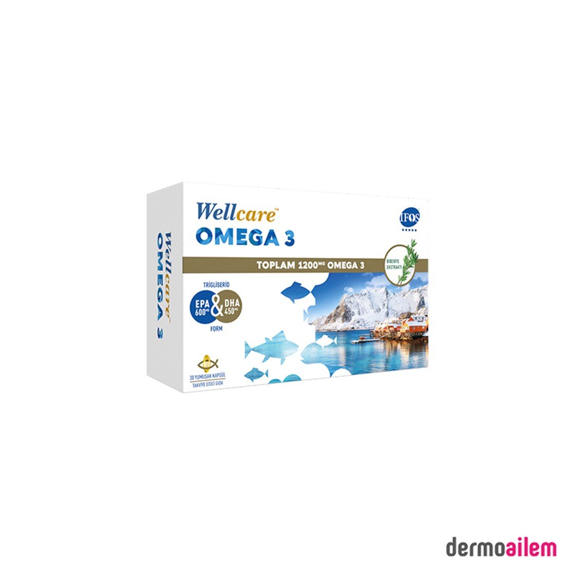 Takviye Edici GıdalarWellcareWellcare Omega 3 Balık Yağı 30 Kapsül