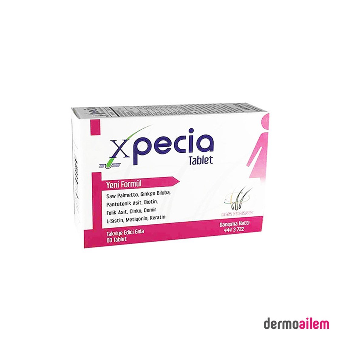 Takviye Edici GıdalarXpeciaXpecia Kadın 60 Tablet