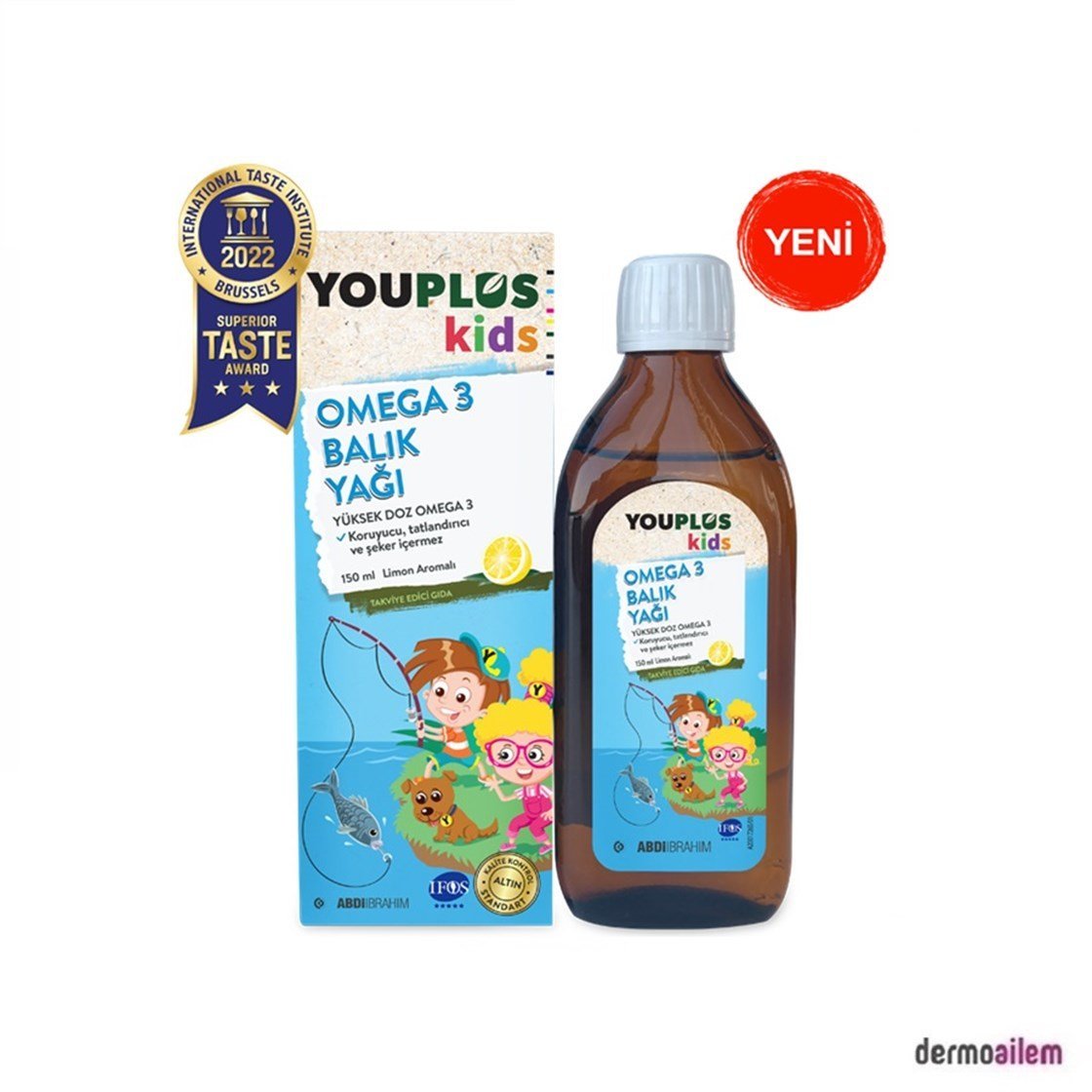 Takviye Edici GıdalarAbdi İbrahimYouplus Kids Omega 3 Balık Yağı 150 ml