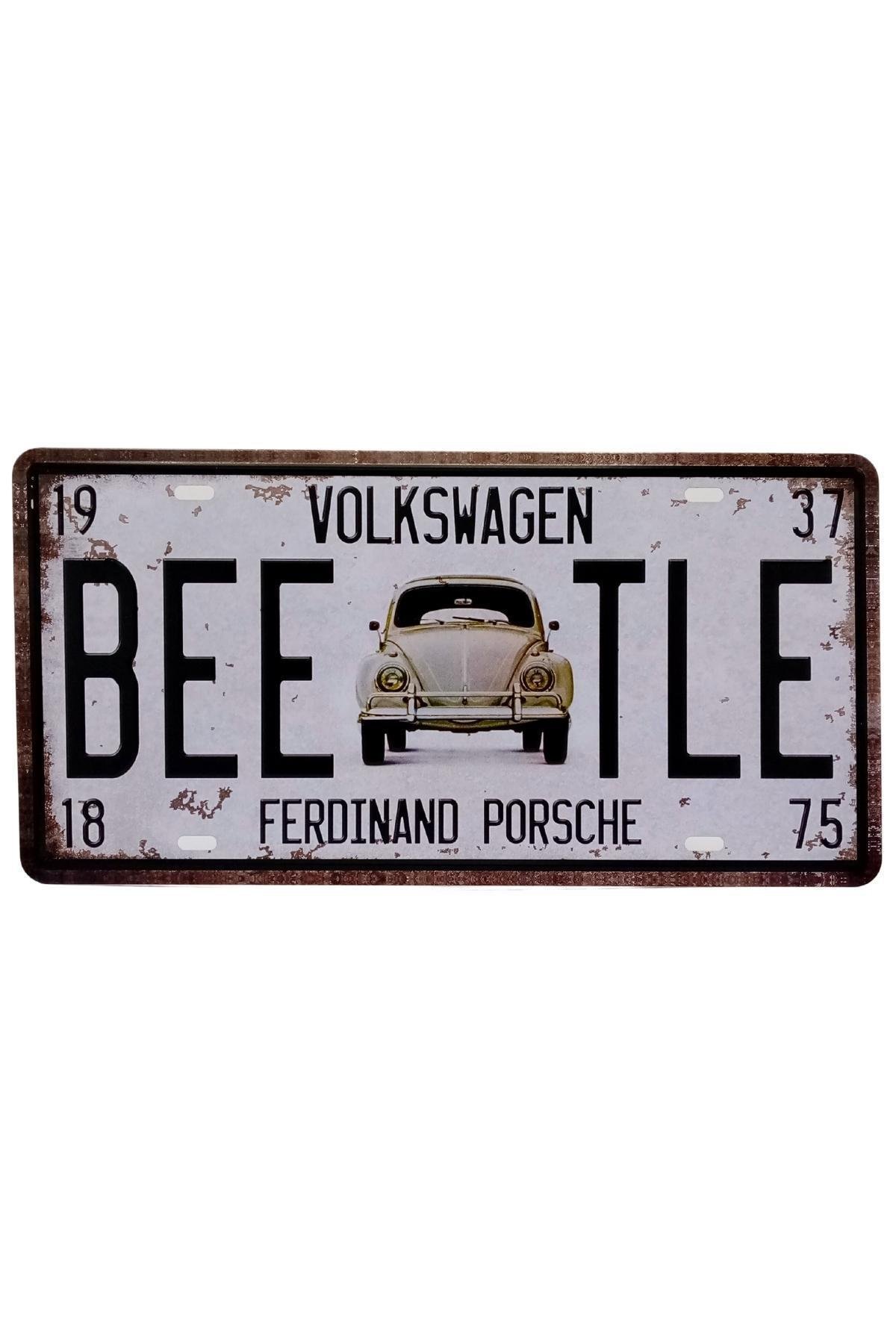 AlmanyaDünyadan HediyelerDNY-HD100559Keskin Hediyelik Eşya Ve TekstilDekoratif 3D Metal Plaka Volkswagen Beetle 30cm