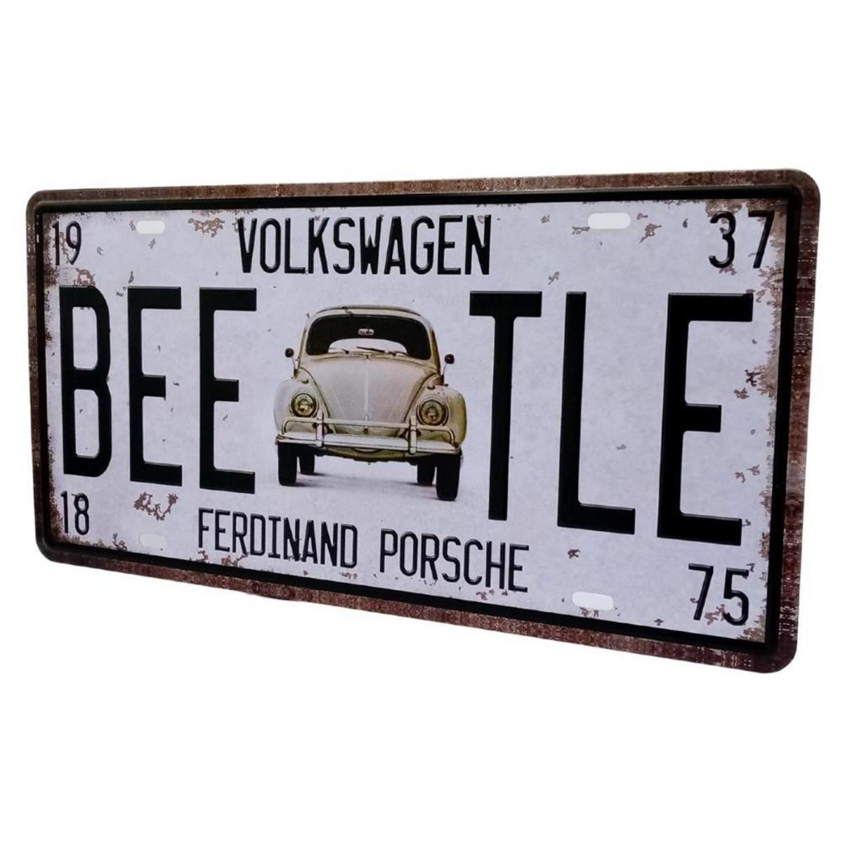 AlmanyaDünyadan HediyelerDNY-HD100559Keskin Hediyelik Eşya Ve TekstilDekoratif 3D Metal Plaka Volkswagen Beetle 30cm