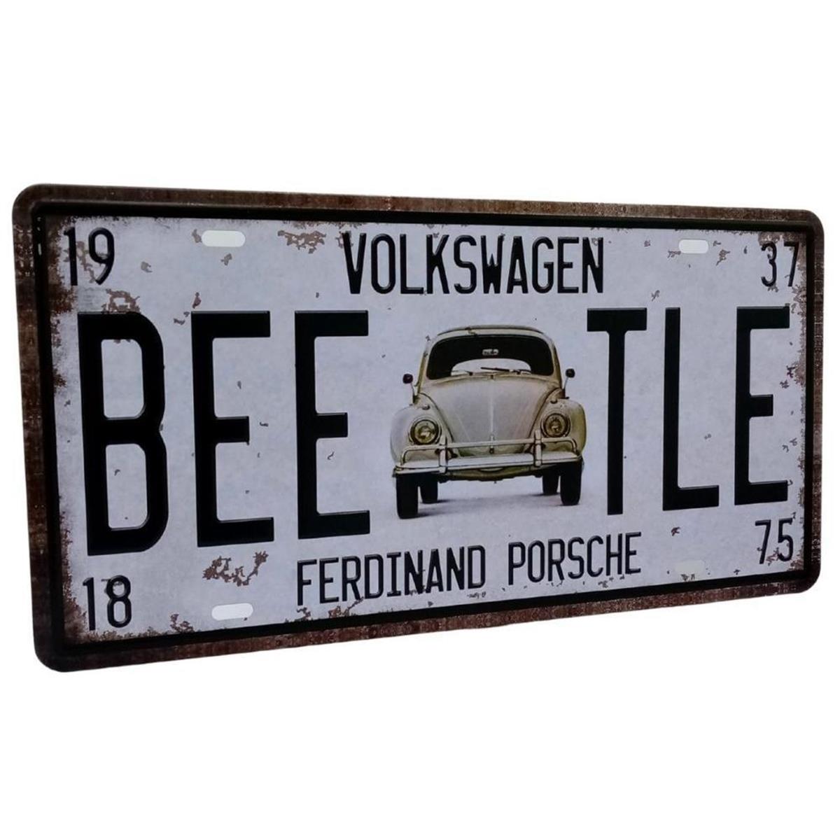 AlmanyaDünyadan HediyelerDNY-HD100559Keskin Hediyelik Eşya Ve TekstilDekoratif 3D Metal Plaka Volkswagen Beetle 30cm
