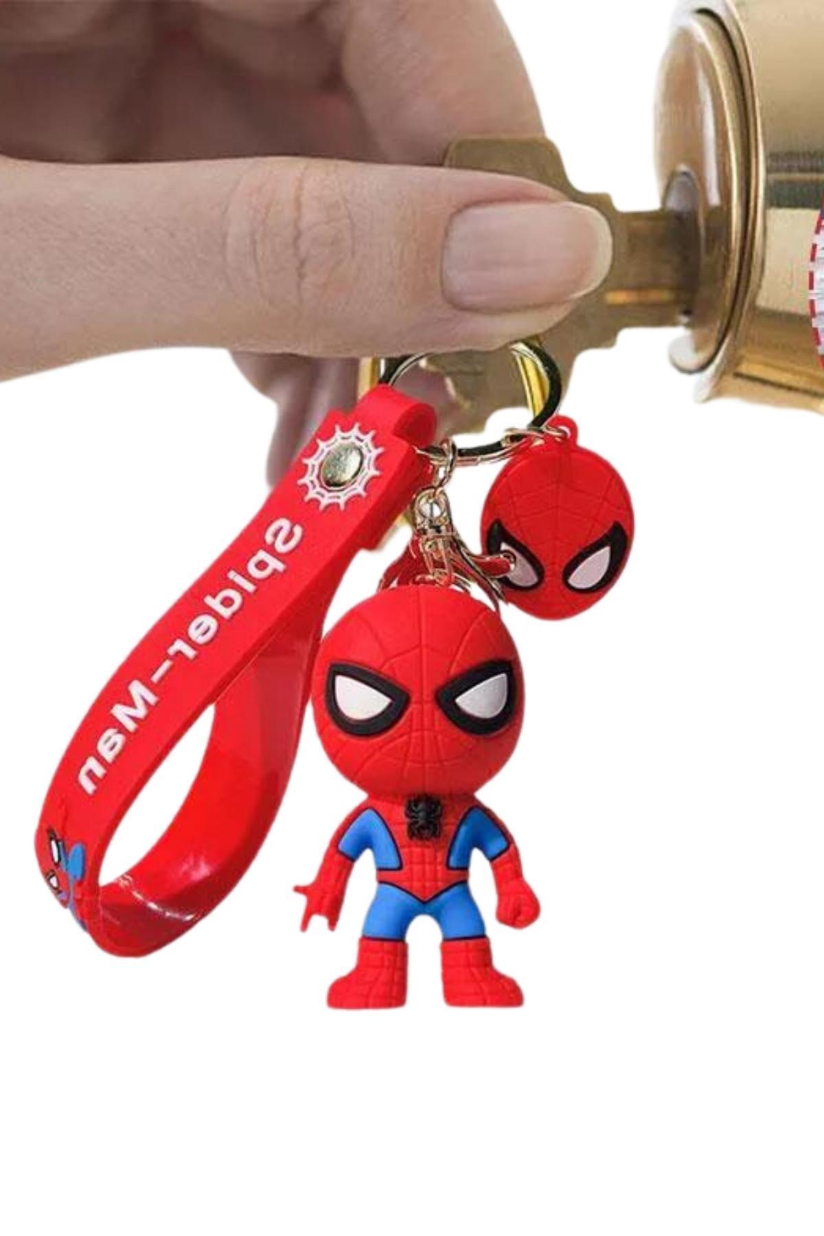 Amerika Birleşik DevletleriDünyadan HediyelerDNY-HD100629Keskin Hediyelik Eşya Ve TekstilSpider Man 3D Örümcek Adam Silikon Anahtarlık No.1