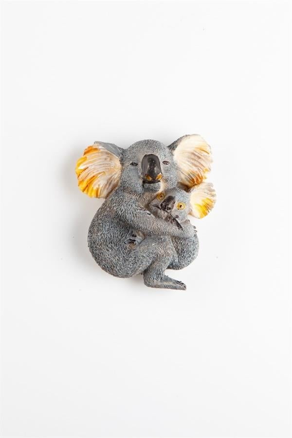 AvustralyaDünyadan HediyelerAVS1004Keskin Hediyelik Eşya Ve TekstilEXCEL|AVS1004Anne ve Yavru Koala 3D Magnet El Yapımı