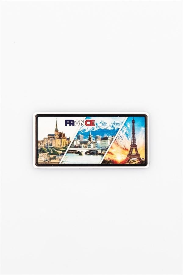 FransaDünyadan HediyelerKRTSPLKMGNT-8202Keskin Hediyelik Eşya Ve TekstilFransa Temalı Plaka Magnet