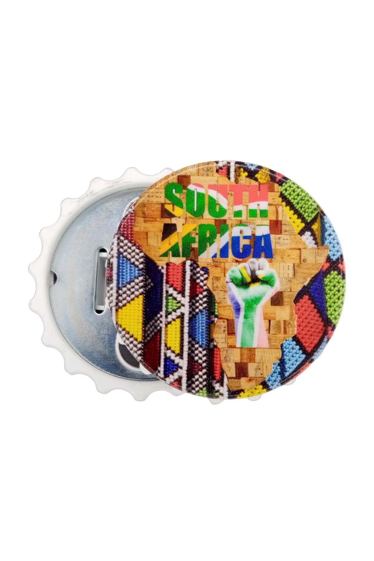 Güney Afrika CumhuriyetiDünyadan HediyelerDNY-HD100918Keskin Hediyelik Eşya Ve TekstilGüney Afrika Cumhuriyeti Temalı Magnet Kapak Açacak