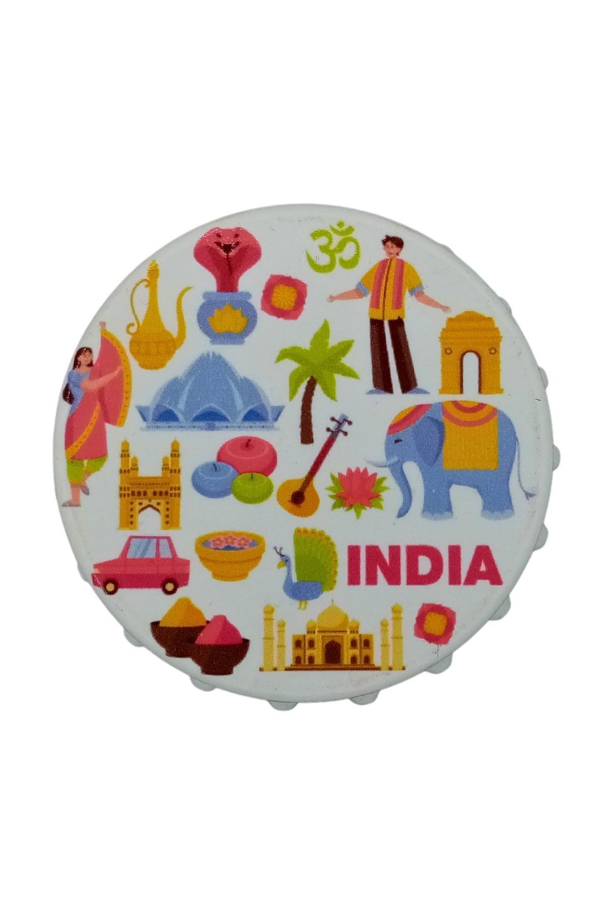 HindistanDünyadan HediyelerDNY-HD100949Keskin Hediyelik Eşya Ve TekstilHindistan Temalı Magnet Kapak Açacak