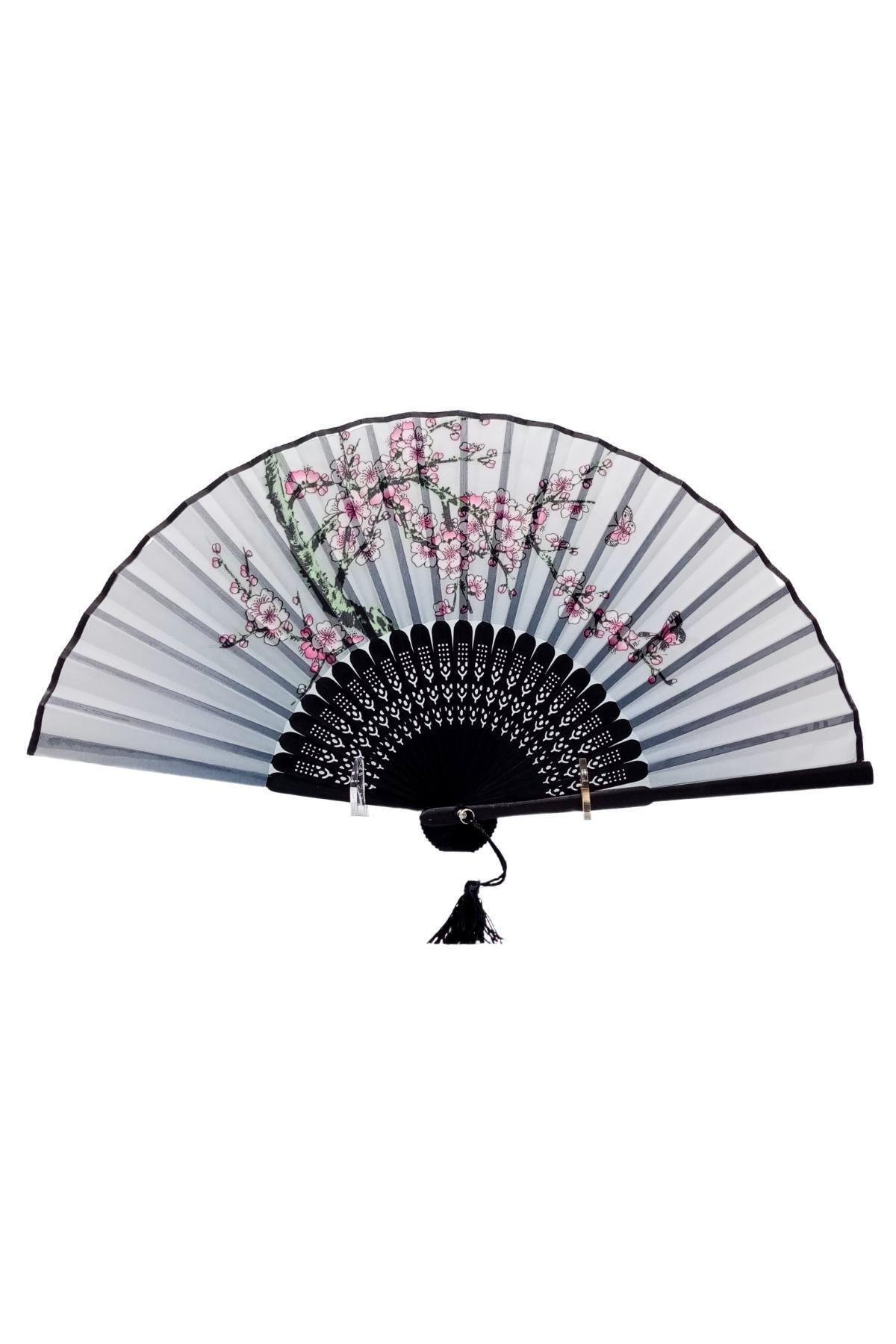 JaponyaDünyadan HediyelerDNY-HD100753Keskin Hediyelik Eşya Ve TekstilJapon Bambu Kumaş Yelpaze Çanta Boy Stant Hediyeli No.71