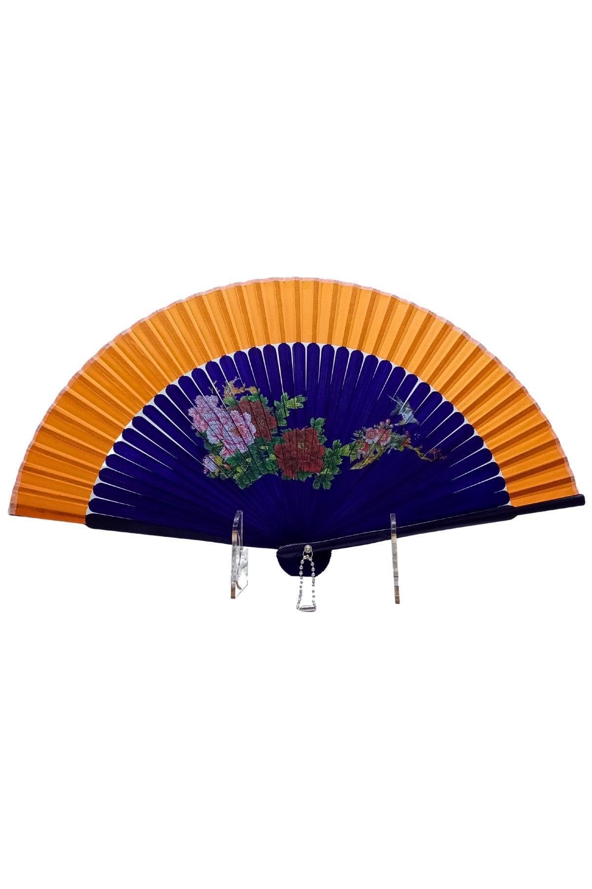 JaponyaDünyadan HediyelerDNY-HD100790Keskin Hediyelik Eşya Ve TekstilJapon Bambu Kumaş Yelpaze Çanta Boy Stant Hediyeli No.108
