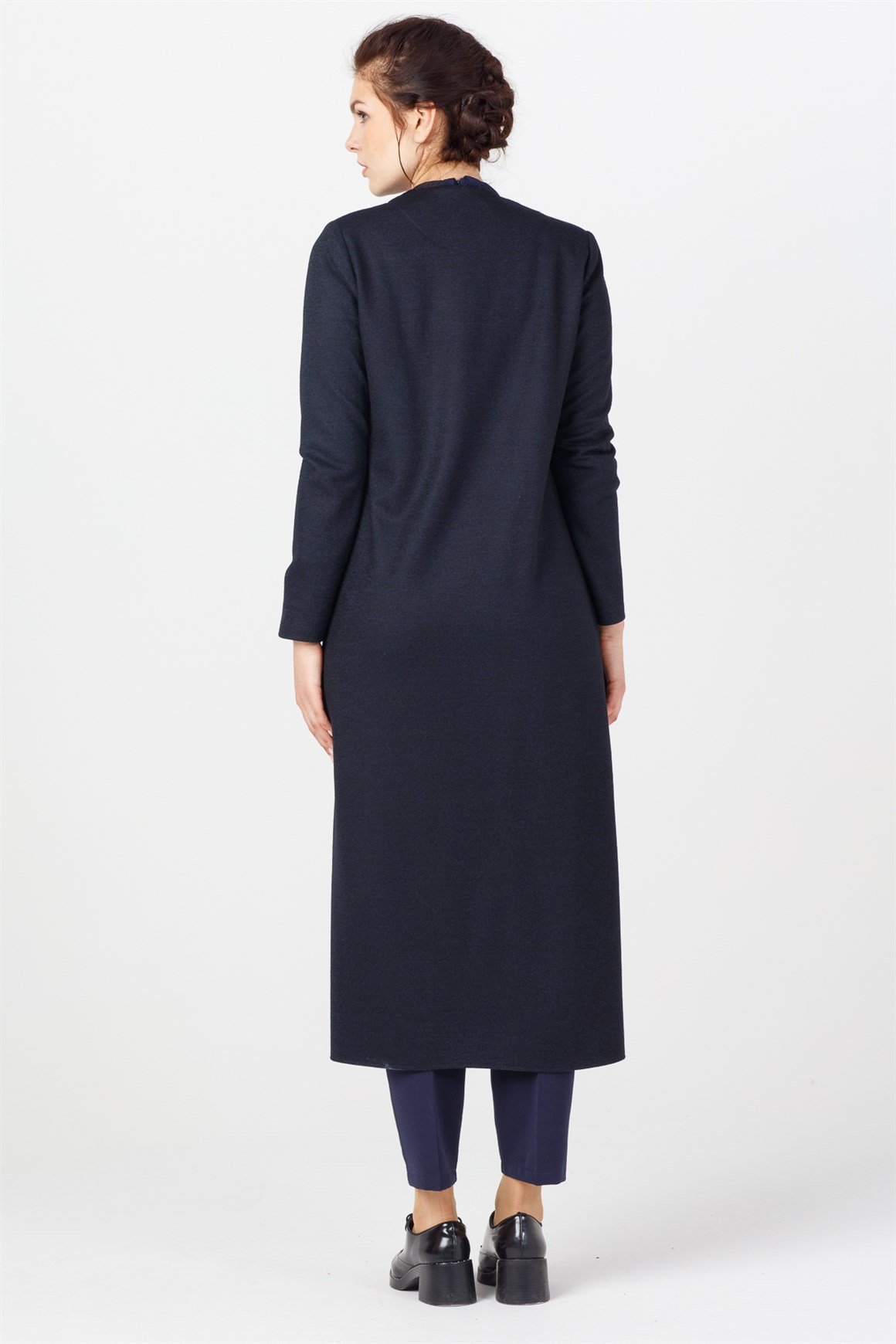Navy Blue - Plush Pocket Combined Suit