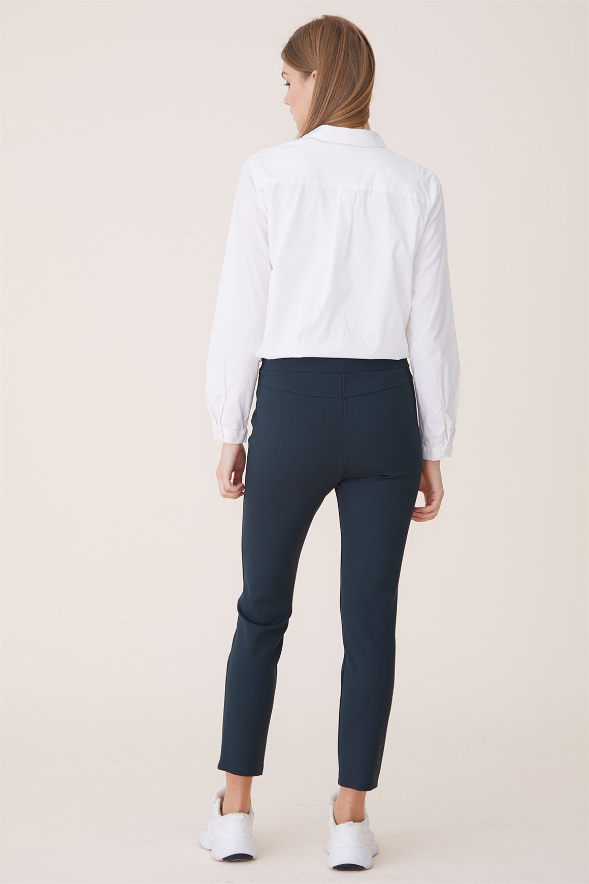 Green - Elastic Waist Trousers