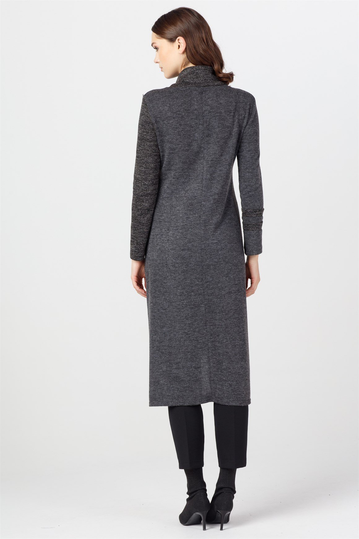Black - Half Turtleneck Tunic