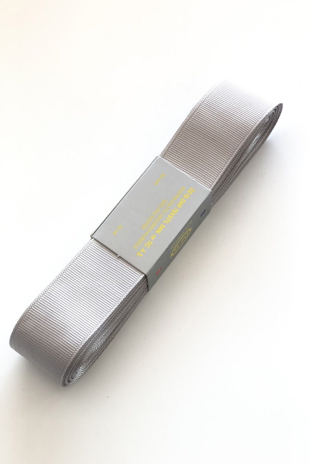 Gri Renk Grogren Kurdele 3 cm 10 mt