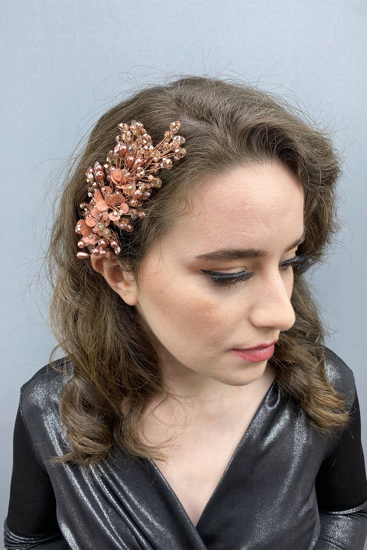 Salmon Vega Hair and Turban Accessory