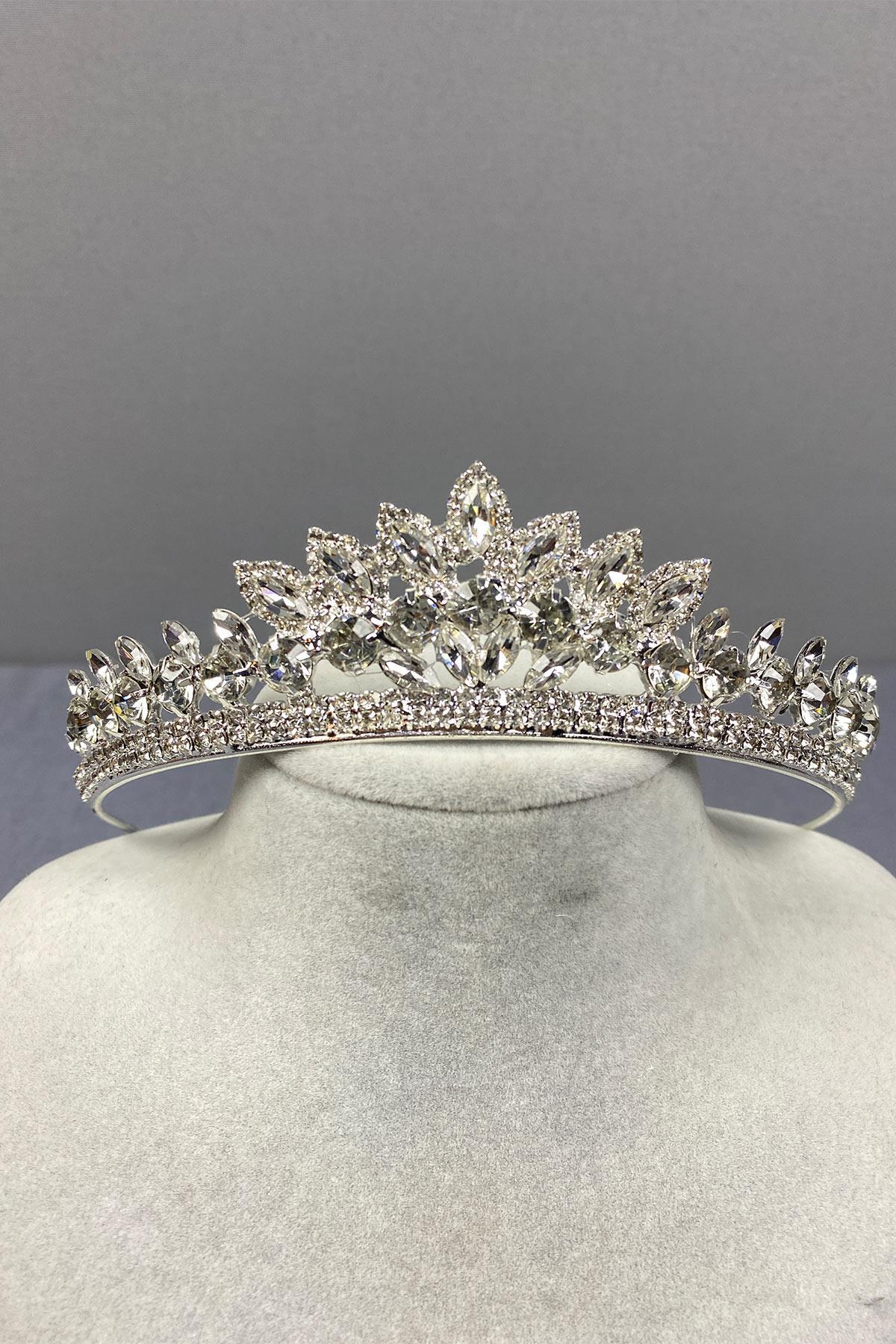 Wholesale Leyn Shuttle Stone Bridal Crown