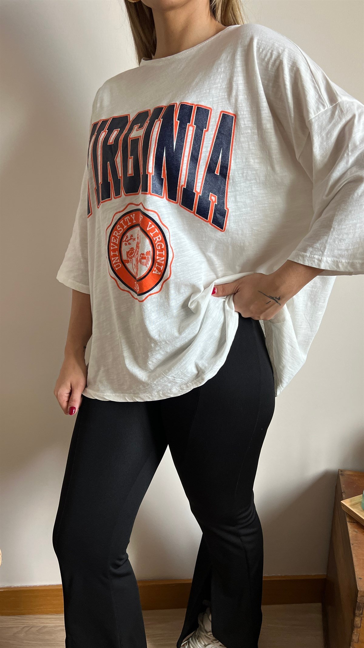 Vırgınıa Baskı Salaş Tshirt