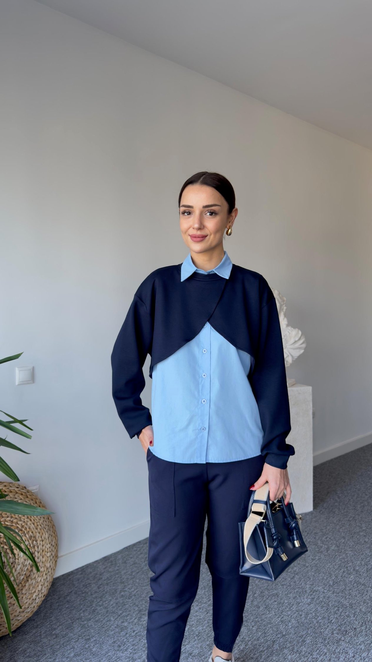 Sani İki Parça Gömlekli Laci Sweat