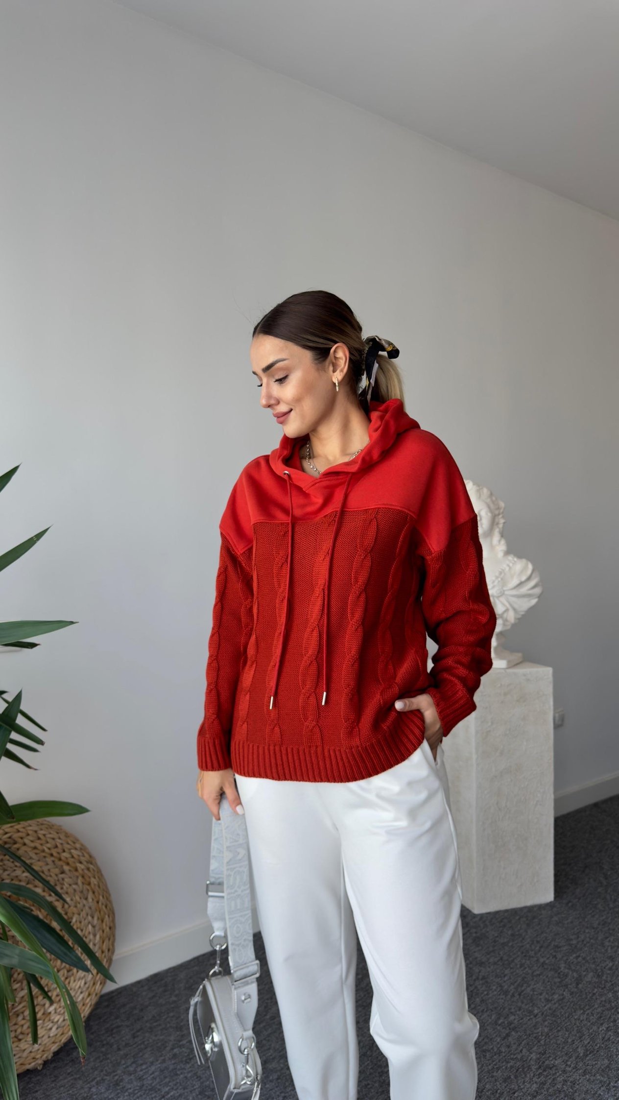 Noah Tws Model Altı Trikolu Kiremit Sweat
