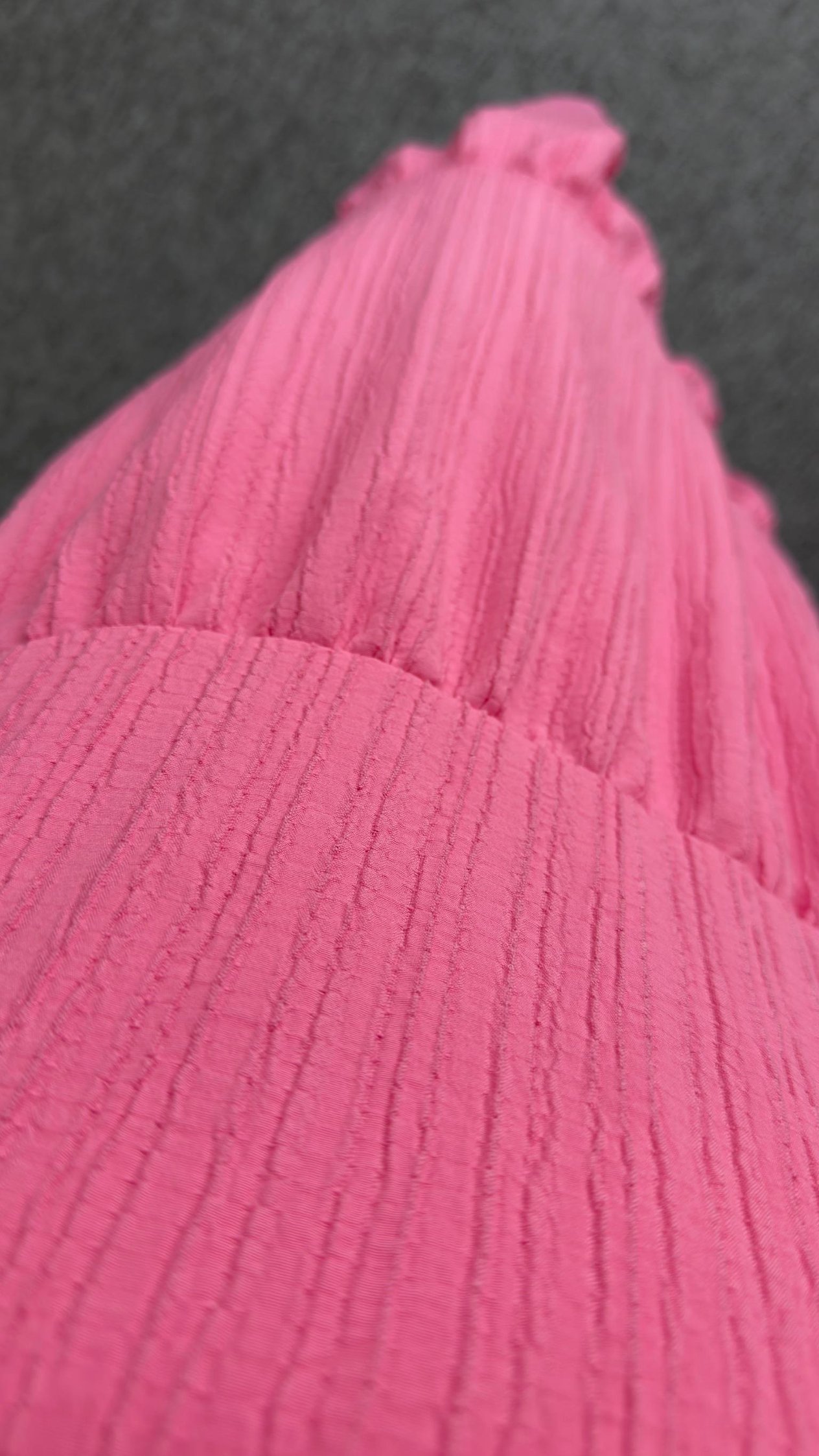 Kruvaze Kemerli Pembe Elbise 