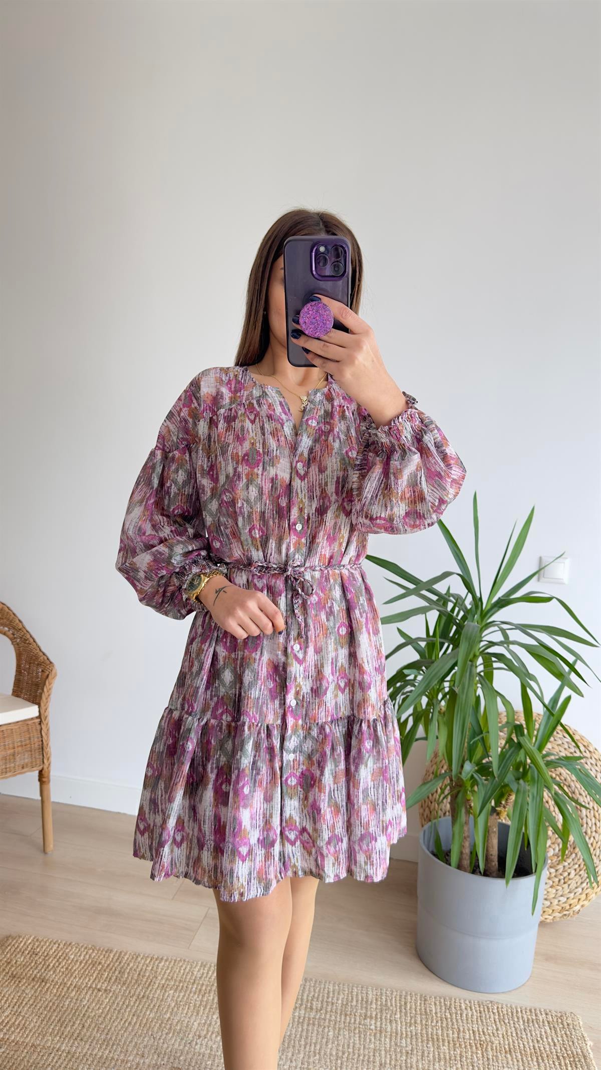 Zra Model Örgü Kemerli Vual Elbise