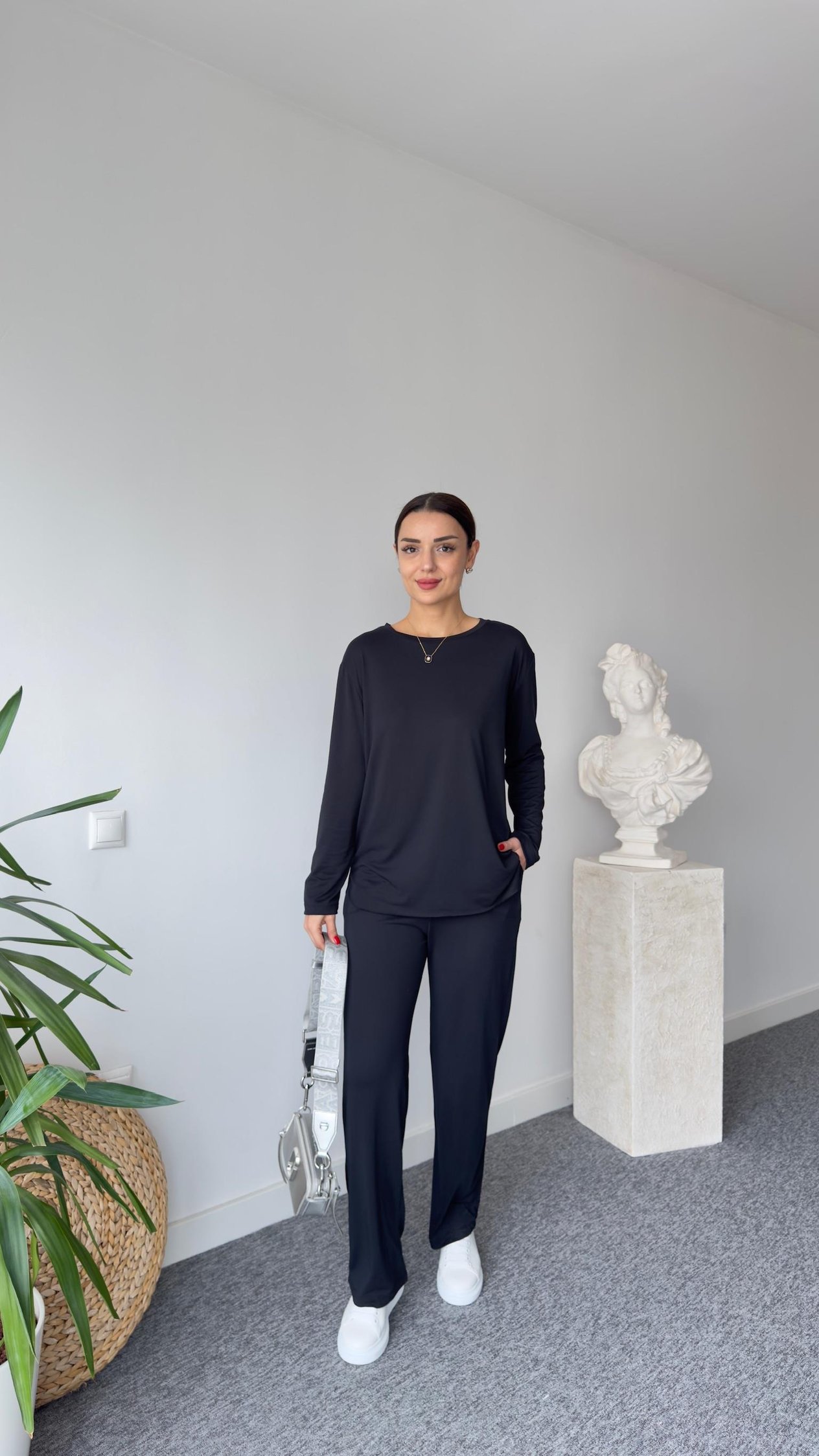 Dikişsiz Uzun Kol Oysho Modal Takım