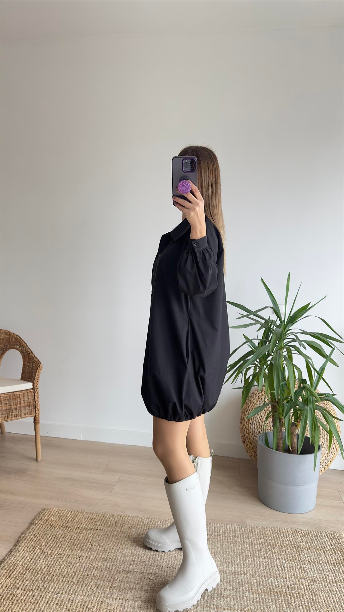 Zra Model Bebe Yaka Tunik Elbise 