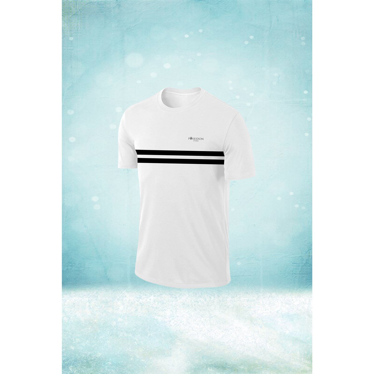 Battal Beden Erkek Beyaz Dri-Fit Kumaş Baskısız Yuvarlak Yaka Kısa Kol T-shirt  (4XL- 10XL)