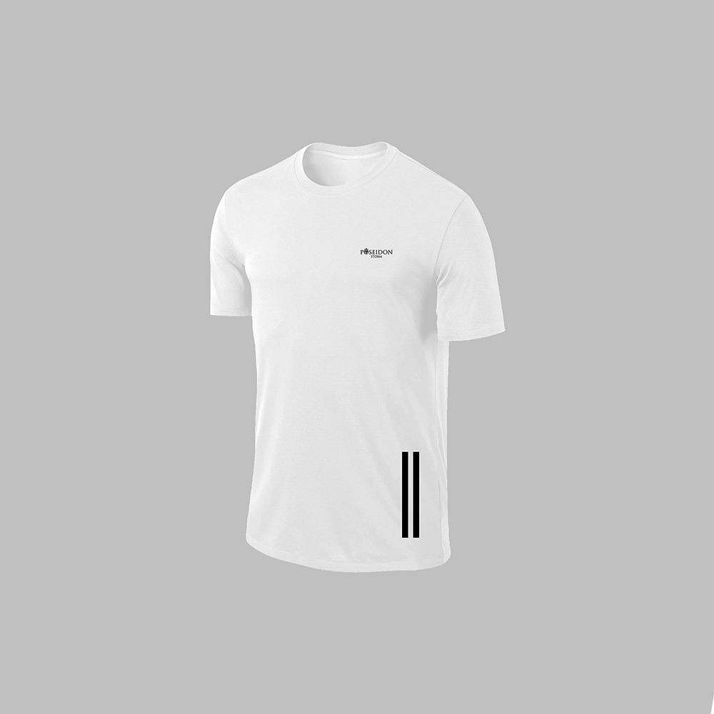 Büyük Beden Erkek Beyaz Dri-Fit Kumaş Baskısız Yuvarlak Yaka Kısa Kol Tişört Şort Alt Üst Takım  4XL-10XL
