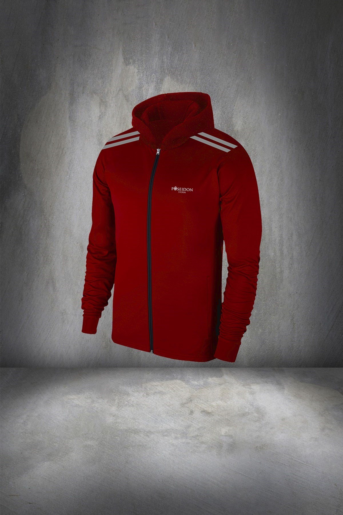 Büyük Beden Erkek Bordo  İnterlok Kumaş Rahat Kapüşonlu Eşofman Seti  4XL-10XL