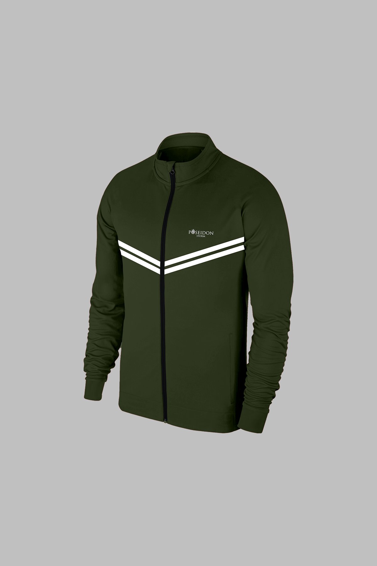 Büyük Beden Erkek Haki Özel Supra Penye Kumaş Rahat Tarz Koşu Takımı 4XL-10XL