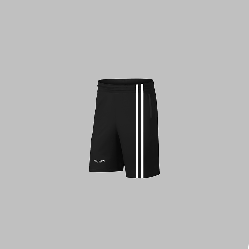 Büyük Beden Erkek Mavi Dri-Fit Kumaş Antrenman ve Koşu için Konforlu Cepli Kısa Kol Tişört Şort İkili Takım  4XL-10XL