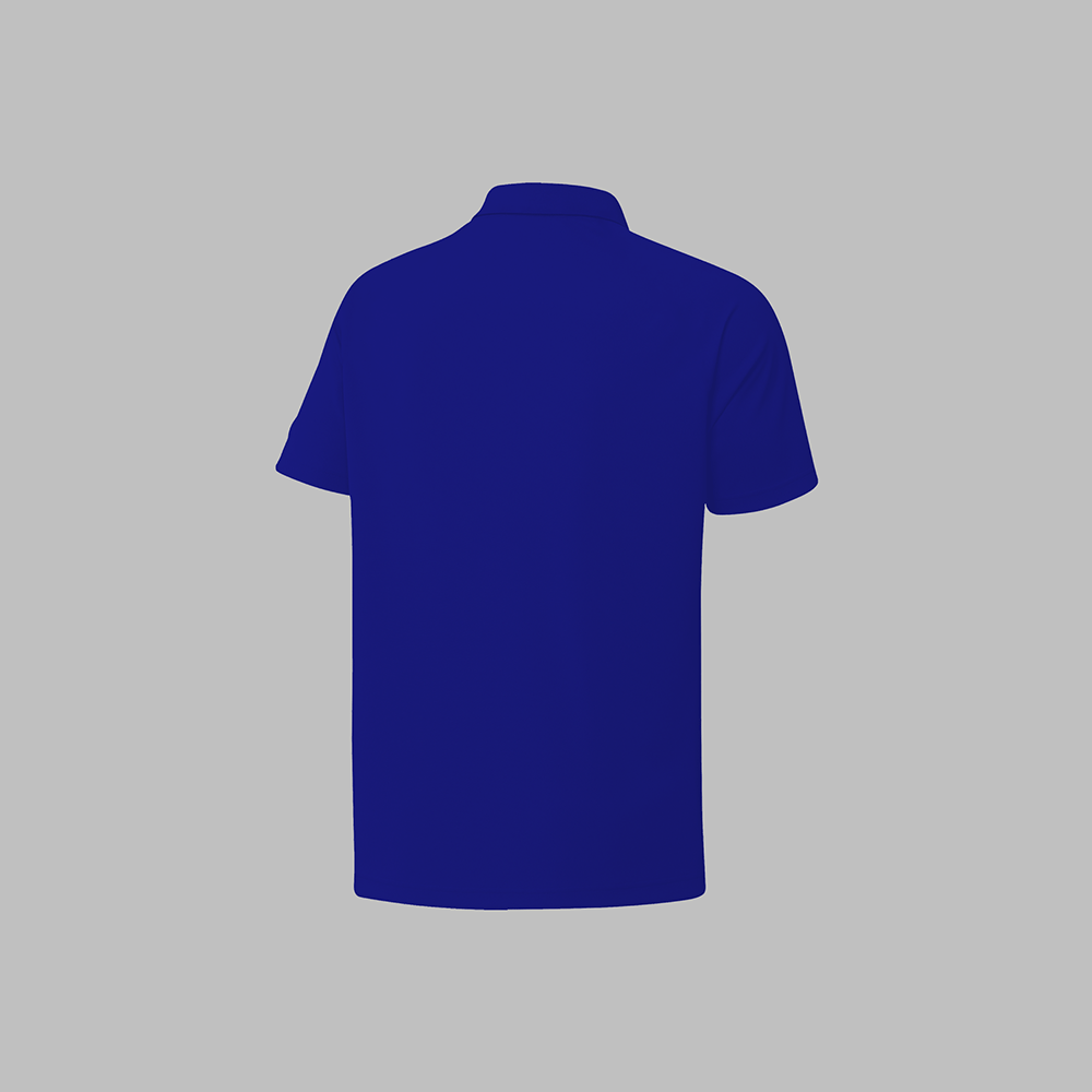 Büyük Beden Erkek Mavi Vision Pro Kumaş Kısa Kol T-shirt   4XL-10XL