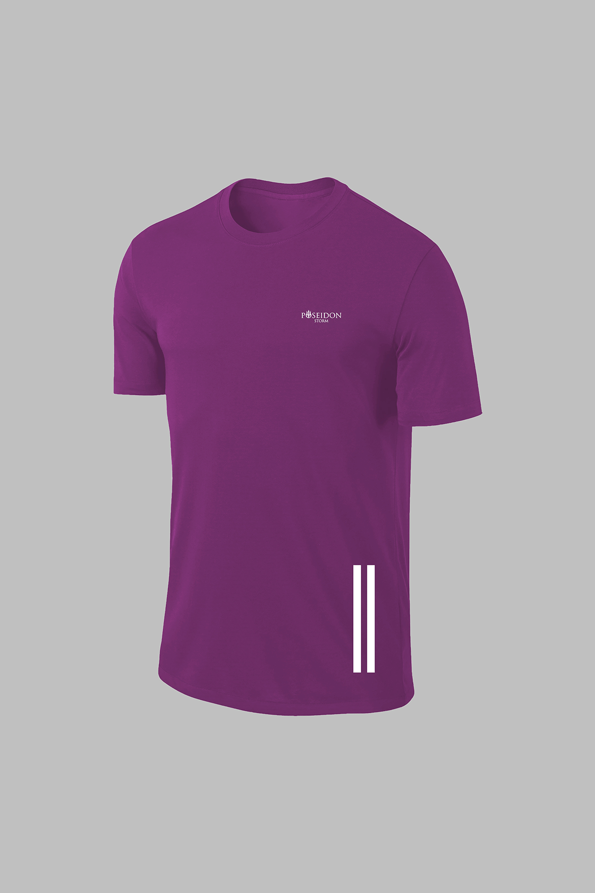 Büyük Beden Erkek Mor Dri-Fit Kumaş Antrenman ve Koşu için Konforlu Cepli Düz Tişört Şort Seti  (4XL-10XL)