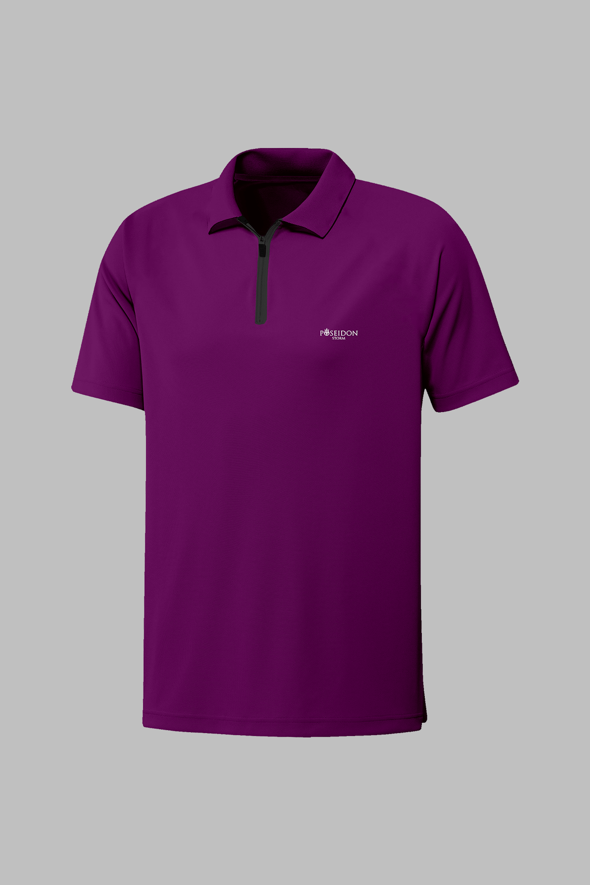 Büyük Beden  Erkek Mor Vision Pro Kumaş Günlük Rahat Polo Yaka Tişört  4XL-10XL