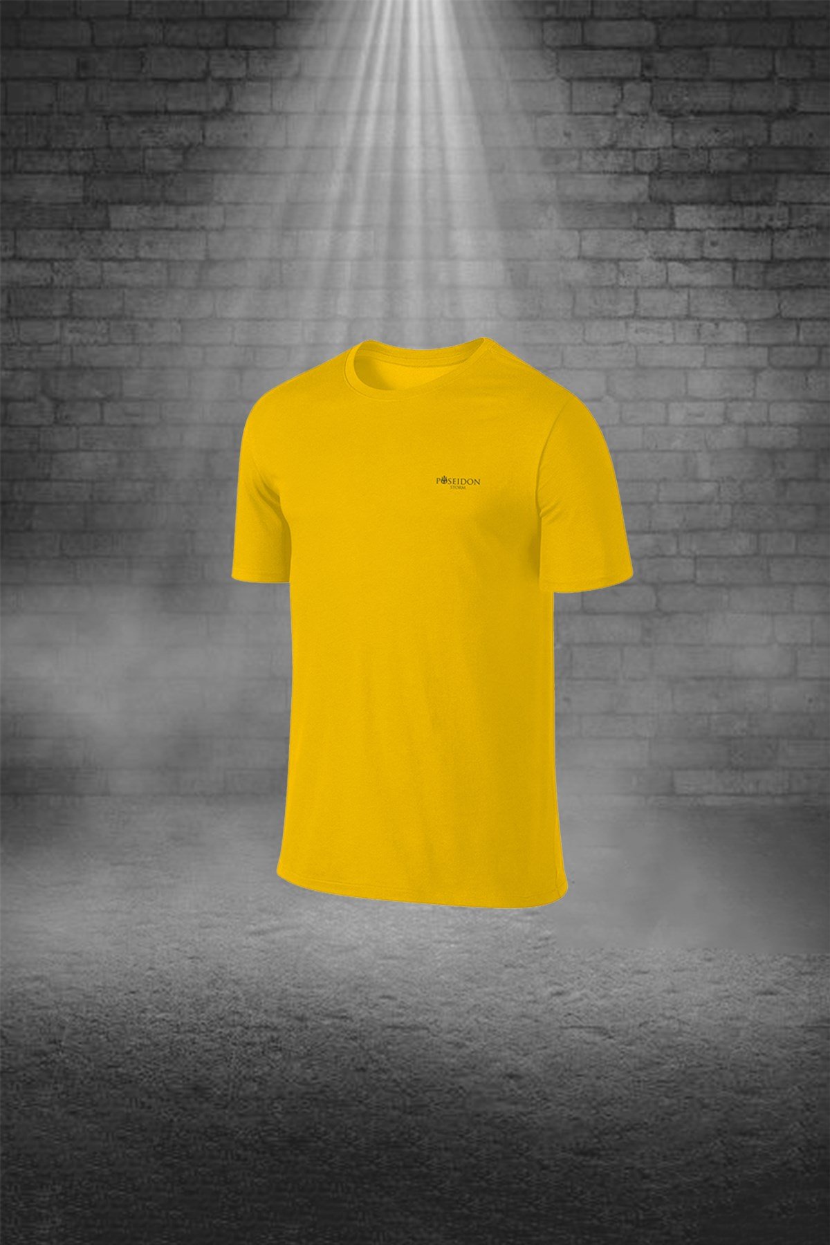 Büyük Beden Erkek Sarı Günlük Sporcu Tişört ve Şort Takımı 4XL-10XL - M1