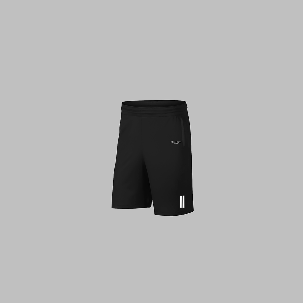 Büyük Beden Erkek Siyah Dri-Fit Kumaş Yürüyüş için Konforlu Cepli Sıfır Yaka Tişört Şort İkili Alt Üst Spor Seti   4XL-10XL