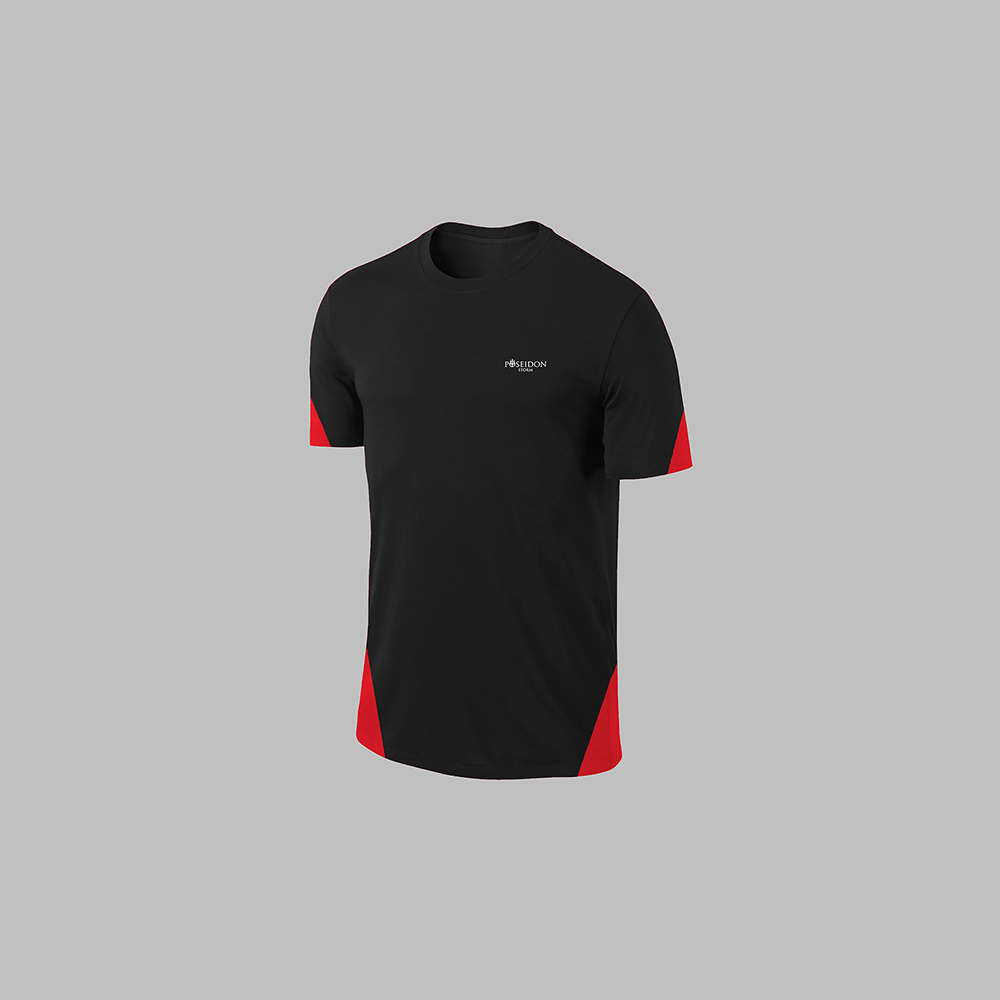 Büyük Beden Erkek Siyah Dri-Fit Kumaş Yürüyüş için Konforlu Cepli Sıfır Yaka Tişört Şort İkili Alt Üst Spor Seti 4XL-10XL