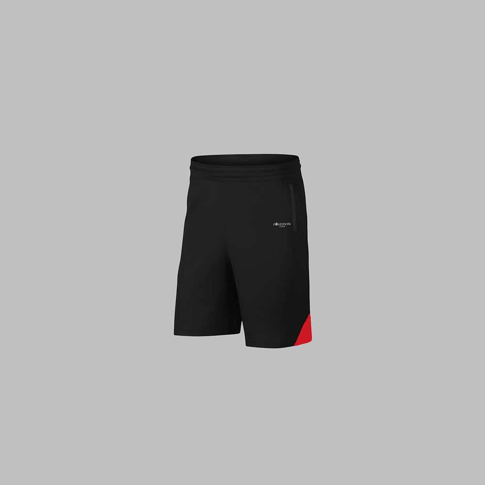 Büyük Beden Erkek Siyah Dri-Fit Kumaş Yürüyüş için Konforlu Cepli Sıfır Yaka Tişört Şort İkili Alt Üst Spor Seti 4XL-10XL