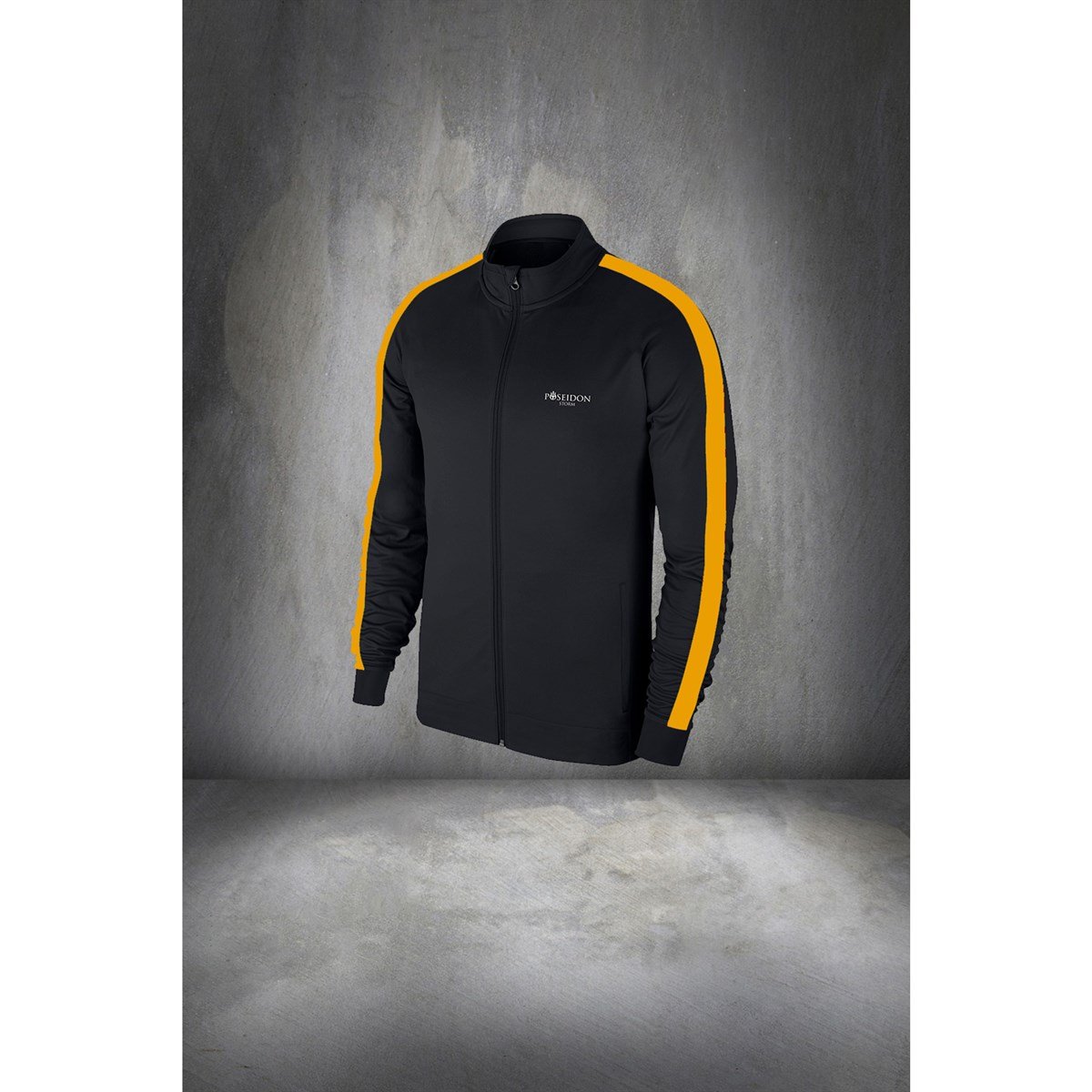 Büyük Beden Erkek Siyah İnterlok Kumaş İki Parçalı Şık Spor Takım Sporcu Koşu Seti  4XL- 10XL