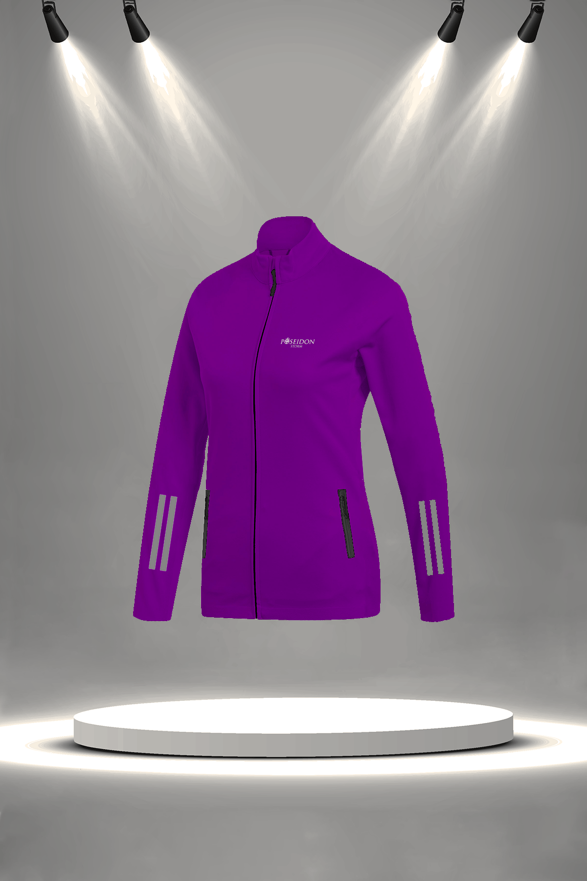 Büyük Beden Kadın Mor  İnterlok Kumaş Rahat Yürüyüş ve Koşu Sporcu Seti  (4XL-10XL)