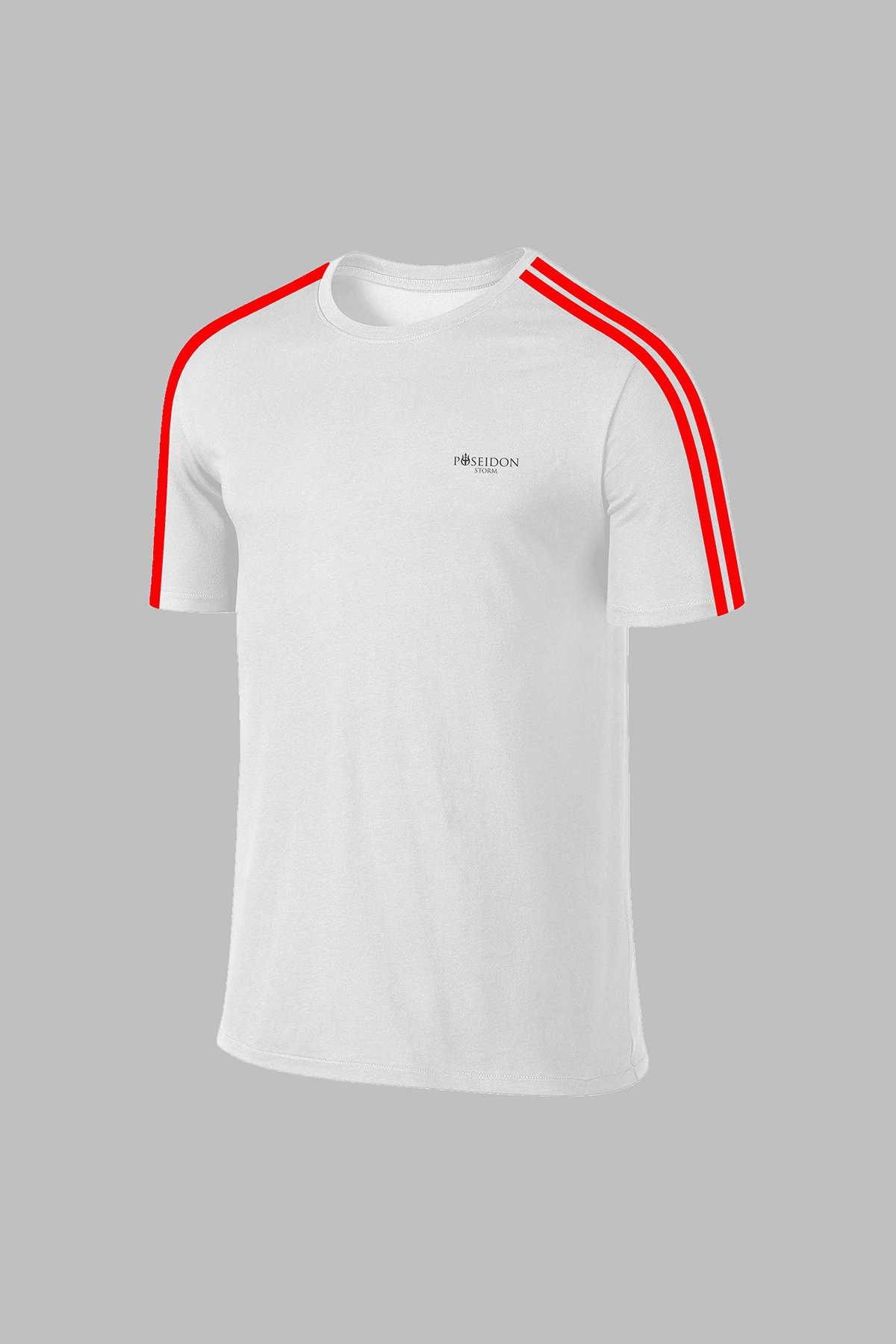 Erkek Beyaz Dri-Fit Kumaş Baskısız Yuvarlak Yaka Kısa Kol T-shirt S-3XL