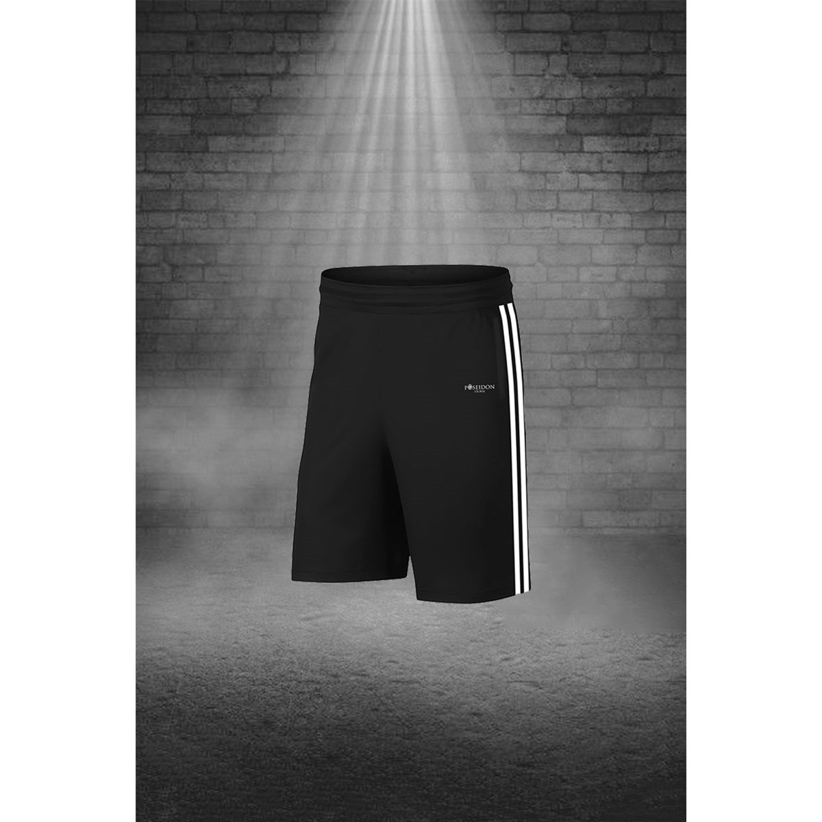 Erkek Beyaz Dri-Fit Kumaş Baskısız Yuvarlak Yaka Kısa Kol Tişört Şort Alt Üst Takım S-3XL